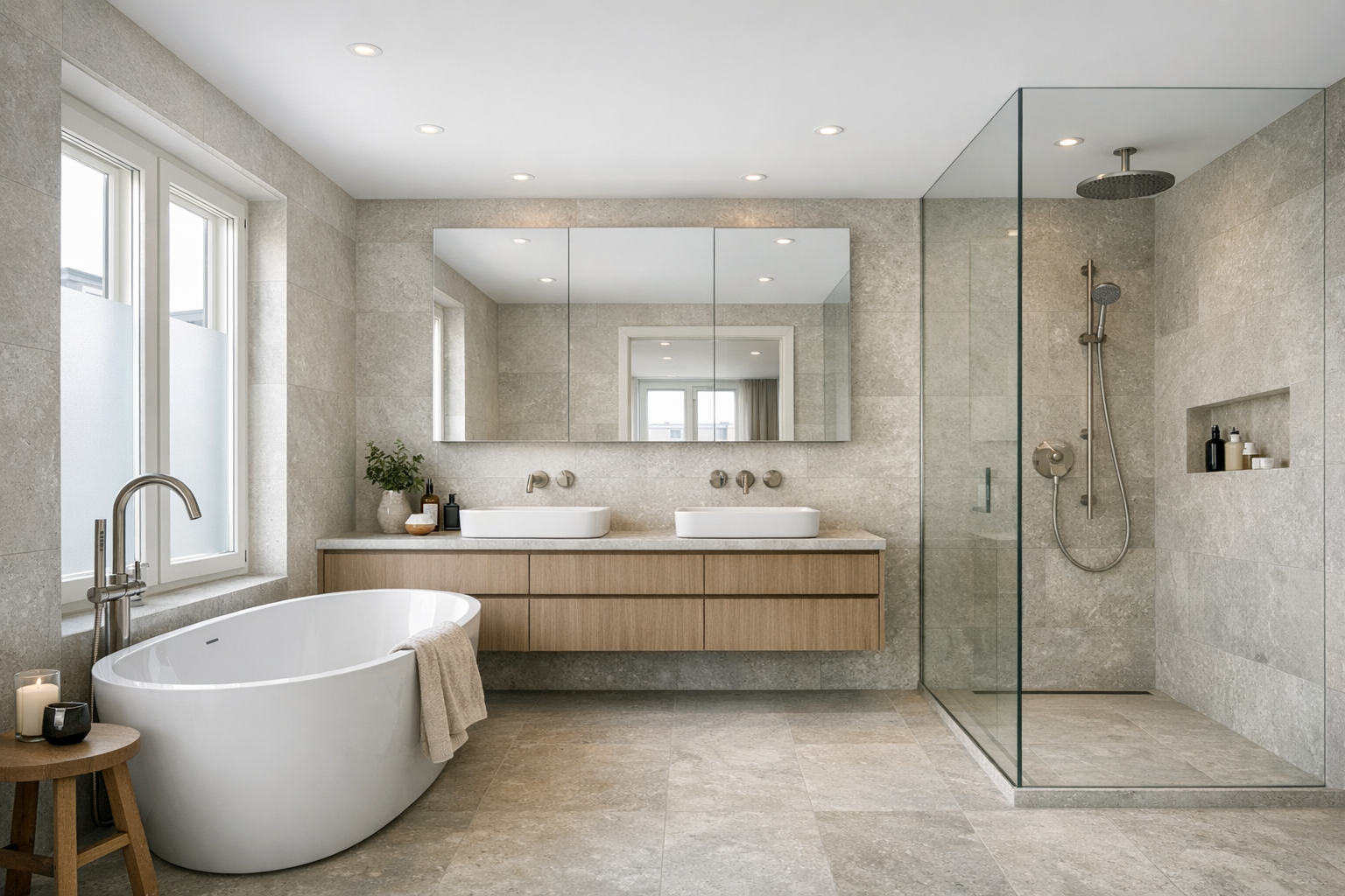 Efter renovering badrum och bastuavdelning